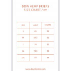 Hemp briefs, 100% hemp