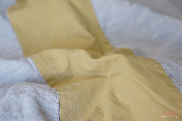 Фото 1 Olive Washed Linen комплект постільної білизни (двоспальний Євро)