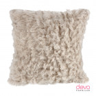 Hemp fur decorative pillow 50x50