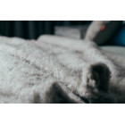Hemp Fur Bedspread240x250