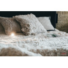 Hemp fur decorative pillow 40x40
