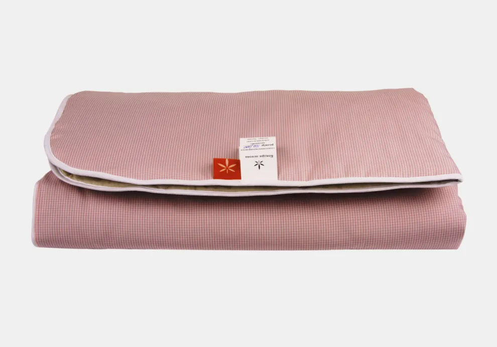 Ковдра з конопляного волокна дитяча BABY PINK 100х100 см