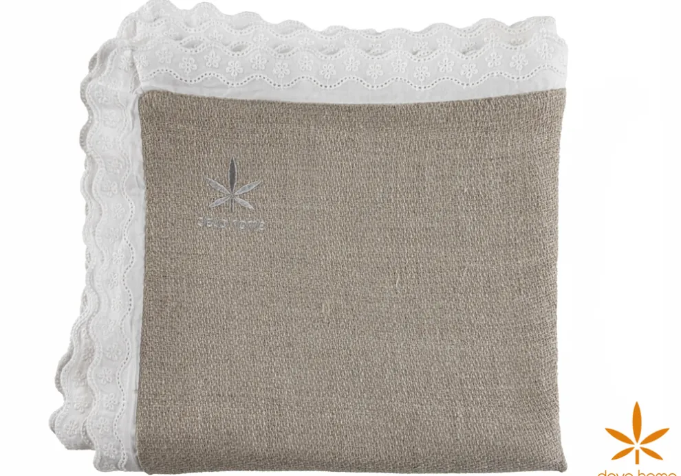 Пеленка-одеяло из конопли BABY WHITE 100х100